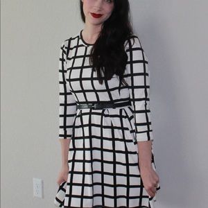 Checked dress